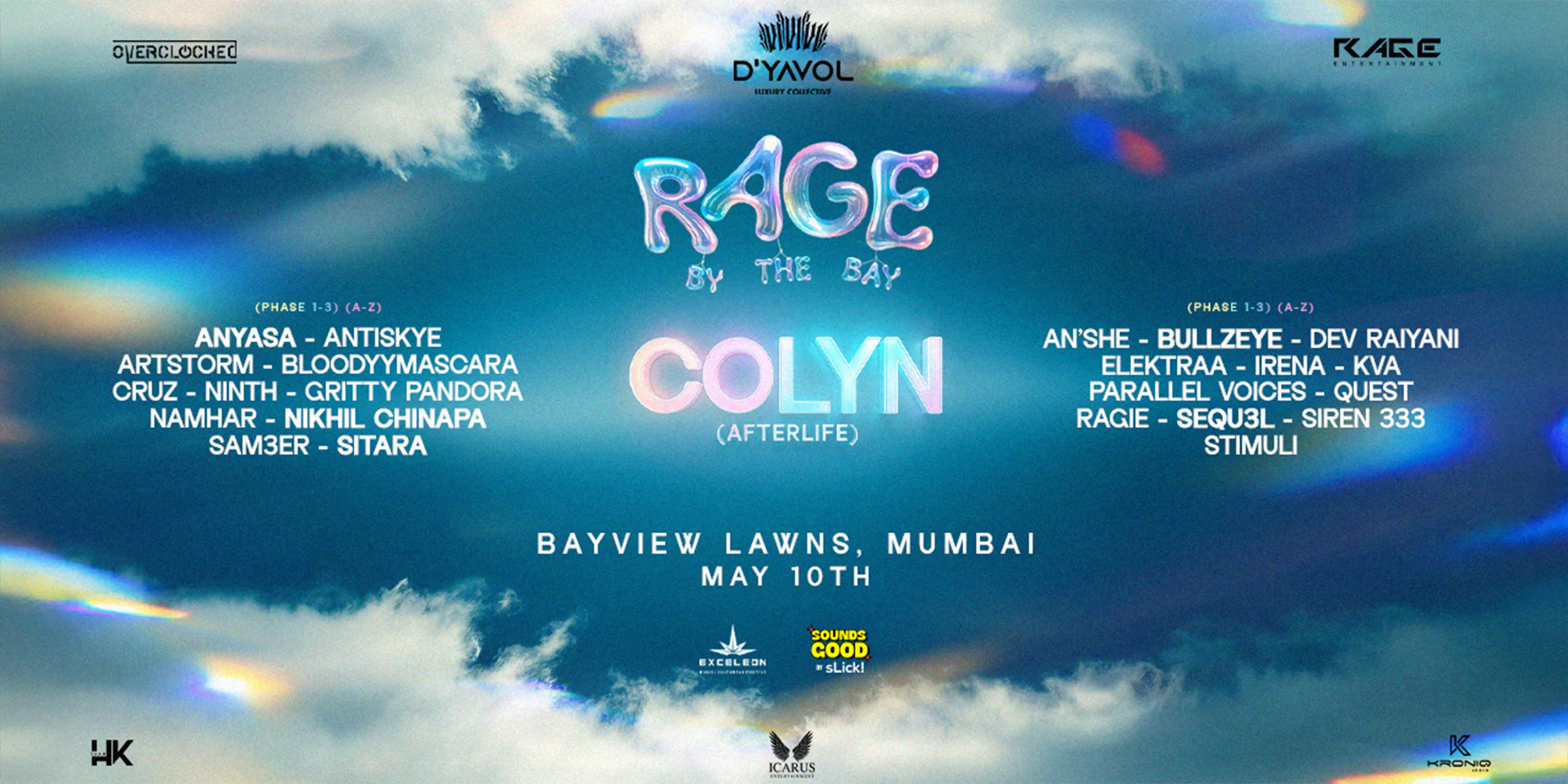 RAGE BY THE BAY — MUSIC FESTIVAL cover